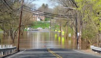 Flooding on Landing Lane, Piscataway, NJ